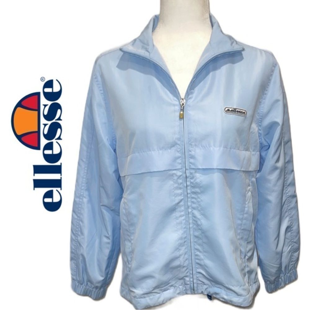 Ellesse Women’s Powder Blue Windbreaker - Size 10
